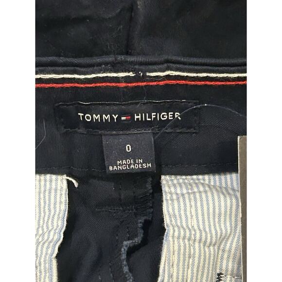 NWT Tommy Hilfiger The Flex Navy Blue Classic Stretch Shorts Women's size 0 - Picture 6 of 8
